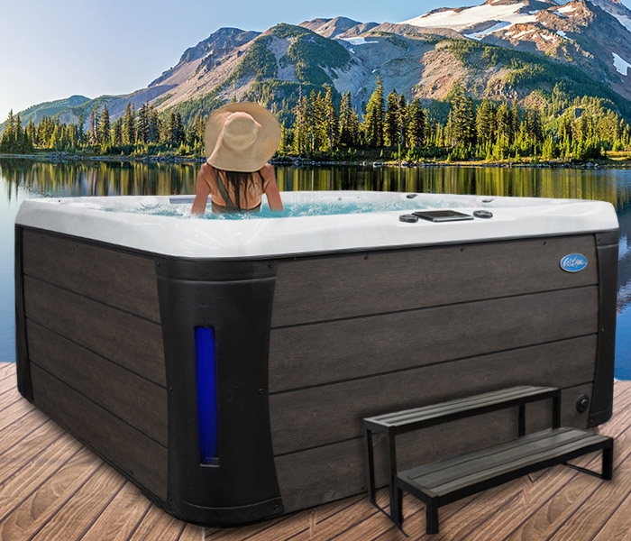 Calspas hot tub being used in a family setting - hot tubs spas for sale Boston